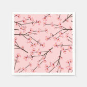 桜の花 スタンダードカクテルナプキン (正面)