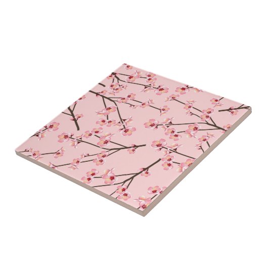 桜の花 タイル (側面)