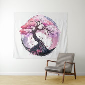 桜の花 タペストリー (インサイチュ(横))