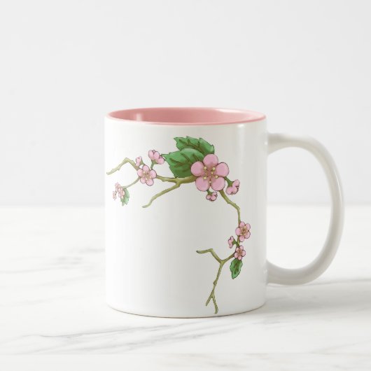 桜の花 ツートーンマグカップ (右)