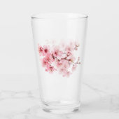 桜の花 ピンク タンブラーグラス (裏面)