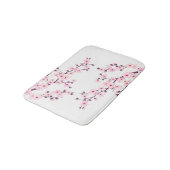 桜の花 ピンク 白 花 バスマット (アングル)