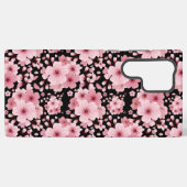 桜の花 フローラル柄デザイン SAMSUNG GALAXYケース (裏面横)