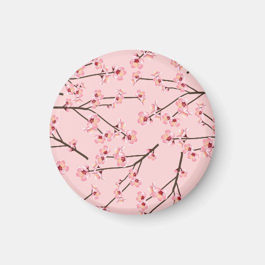 桜の花 マグネット (正面)