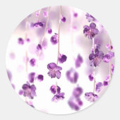 桜の花 ラウンドシール (正面)