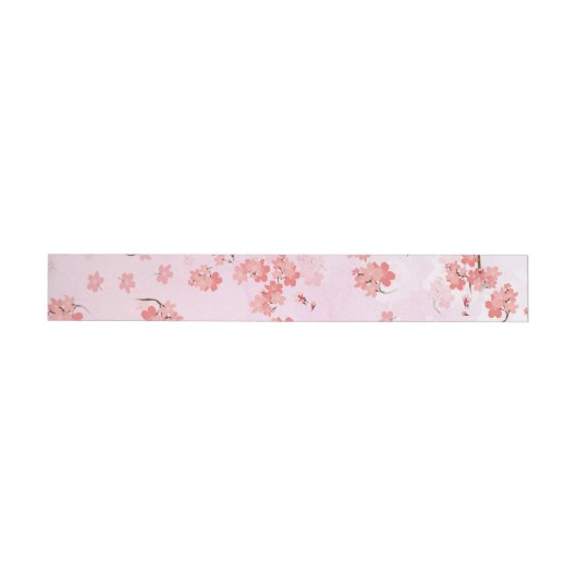 桜の花 ラップアラウンドラベル (単一)