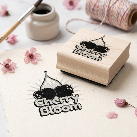 桜の花 ラバースタンプ