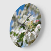 桜の花 ラージ壁時計 (傾斜)