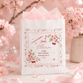 桜の花 初誕生日 女の子 パーティー フェイバーバッグ