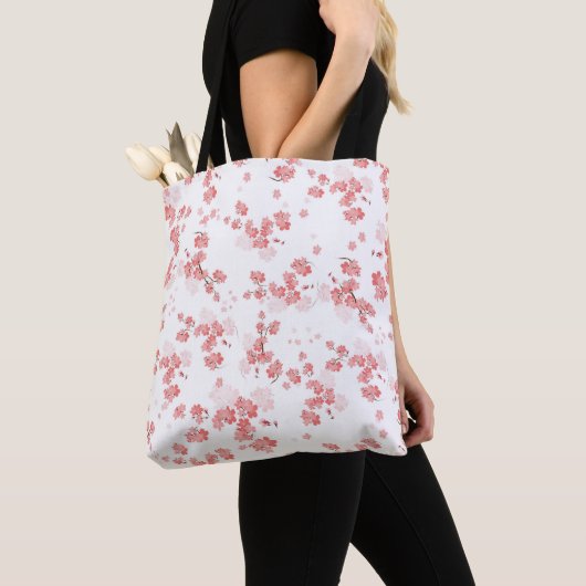 桜の花 2 トートバッグ (クローズアップ)