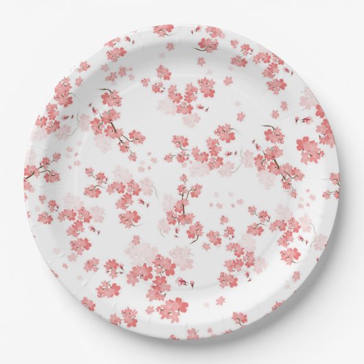 桜の花 2 ペーパープレート (正面)