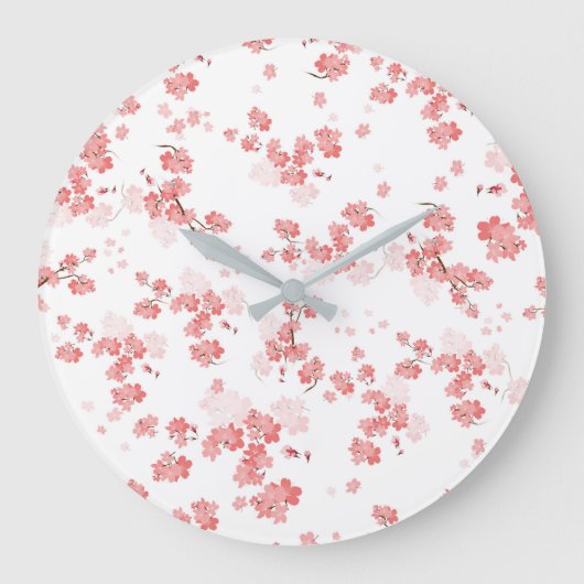 桜の花 2 ラージ壁時計 (正面)