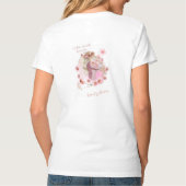 桜の花 Tシャツ (裏面)