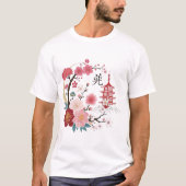 桜の花 Tシャツ (正面)