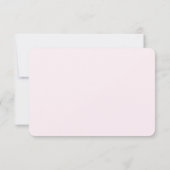 桜の花RSVP 出欠カード (裏面)