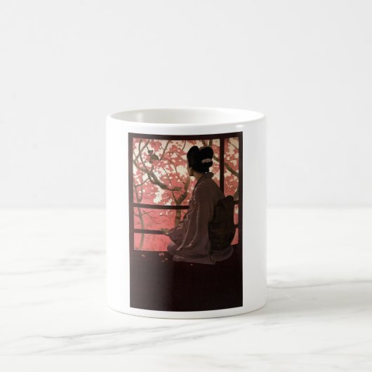 桜の芸者 コーヒーマグカップ (中央)