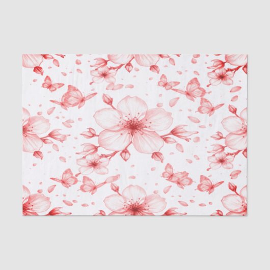 桜の華やかさ 薄葉紙 (正面)