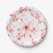 桜の華やぎ ペーパープレート (正面)
