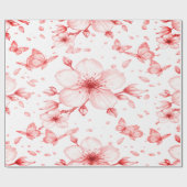 桜の華やぎ ラッピングペーパー (フラット)