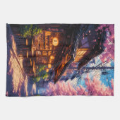 桜の街角 キッチンタオル (横)