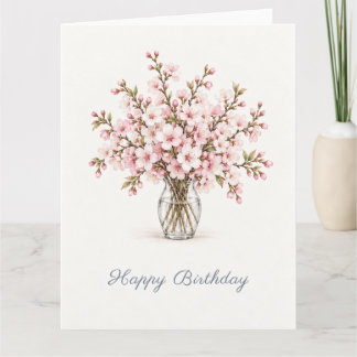 桜の誕生日 カード
