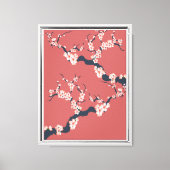 桜の調和アート キャンバスプリント (正面)