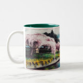 桜の車線、nj. ツートーンマグカップ (左)