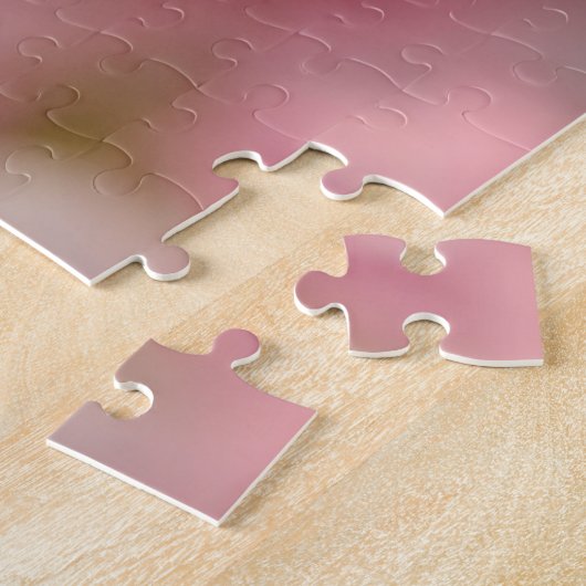 桜の輝き：ピンク日本のの花の写真 ジグソーパズル (側面)