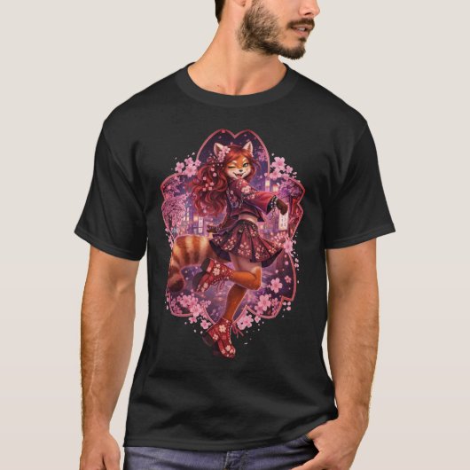 桜の通り Tシャツ (正面)