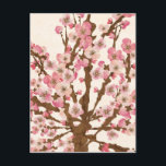 桜の郵便はがき ポストカード<br><div class="desc">郵便はがきの桜の花のイラストレーション</div>