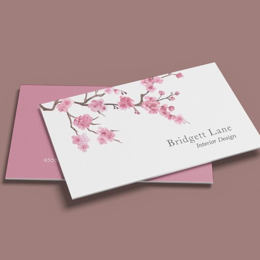 桜の開花 | インテリアデザイナー 名刺