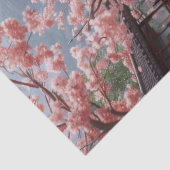 桜の霊園 日本の鯉の小川 薄葉紙 (詳細)