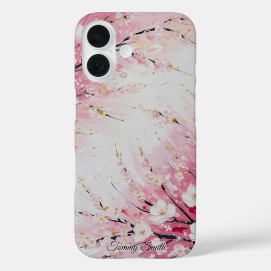 桜の風抽象画 Case-Mate iPhoneケース (裏面)