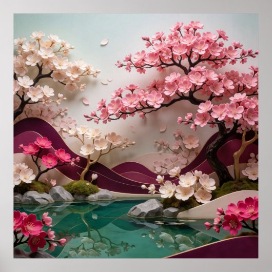 桜の風景 🌸 ポスター (正面)