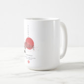 桜の驚き:東京のピンクに変わる! コーヒーマグカップ (正面右)
