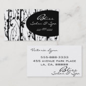 桜の黒1 名刺 (正面/裏面)