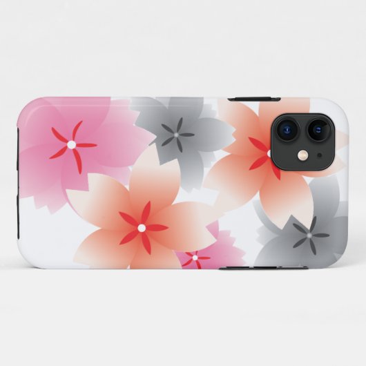桜のIPhoneの場合 Case-Mate iPhoneケース (裏面(横))