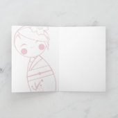 桜のKokeshiカード カード (内部)