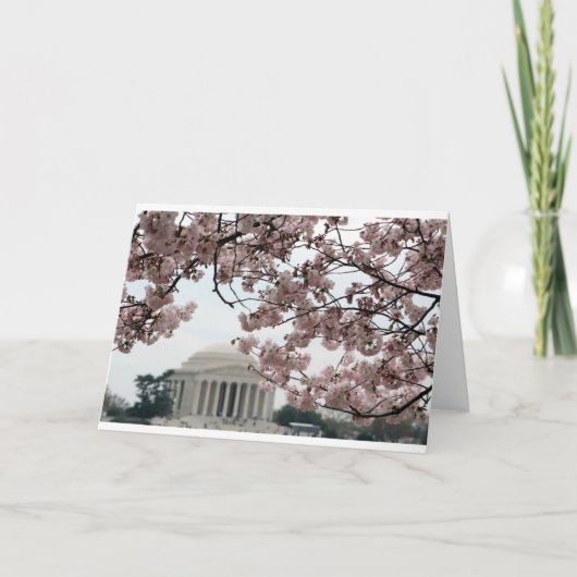 桜のWashington D.C. カード (正面)