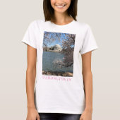 桜のWASHINGTON D.C. Tシャツ (正面)
