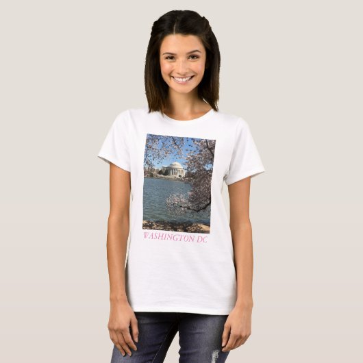 桜のWASHINGTON D.C. Tシャツ (正面フル)