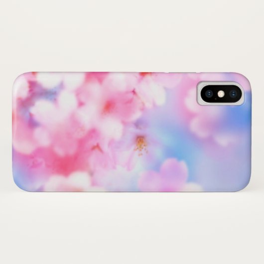 桜はカバーiPhone X開きます Case-Mate iPhoneケース (裏面(横))
