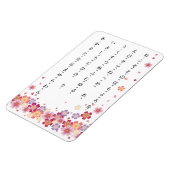 桜ひらがなとローマ字日本の マグネット (左側)