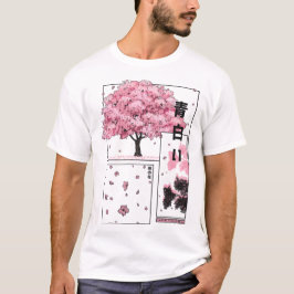 桜アニメ Tシャツ