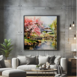 桜イン日本のガーデン フォトプリント           