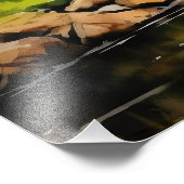 桜イン日本のガーデン フォトプリント            (角)