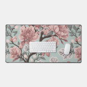 桜エレガントさくらんぼブロッサムツリー自然インスパイア デスクマット (キーボード&マウス)