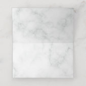 桜エレガントさくらんぼブロッサムピンク結婚大理石 プレイスカード (内部開封)