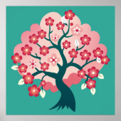 桜カスケード ポスター (正面)