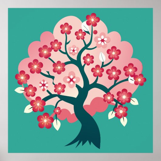 桜カスケード ポスター (正面)